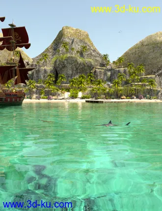 3D打印模型PW Caribbean Island的图片