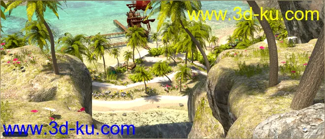 PW Caribbean Island模型的图片2