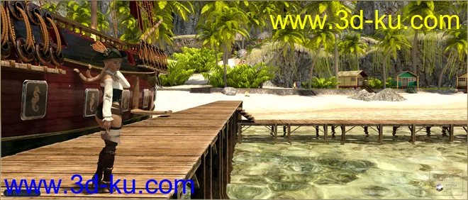 PW Caribbean Island模型的图片3
