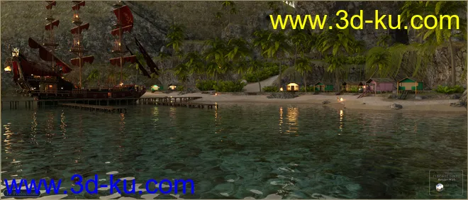 PW Caribbean Island模型的图片10