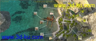 3D打印模型PW Caribbean Island的图片