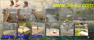 3D打印模型PW Caribbean Island的图片
