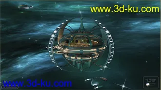 3D打印模型PW Nirvana Space Station的图片