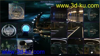 3D打印模型PW Nirvana Space Station的图片