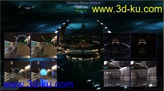 3D打印模型PW Nirvana Space Station的图片