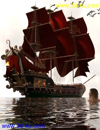 3D打印模型PW Pirate Ship Poseidon的图片