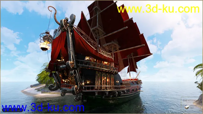 PW Pirate Ship Poseidon模型的图片4