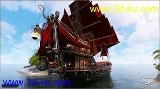 3D打印模型PW Pirate Ship Poseidon的图片