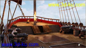 3D打印模型PW Pirate Ship Poseidon的图片