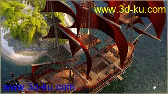 3D打印模型PW Pirate Ship Poseidon的图片