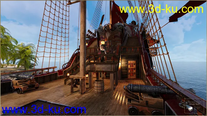 PW Pirate Ship Poseidon模型的图片7