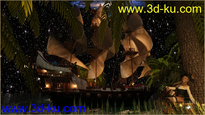 PW Pirate Ship Poseidon模型的图片8