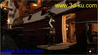 3D打印模型PW Pirate Ship Poseidon的图片