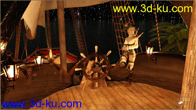 PW Pirate Ship Poseidon模型的图片13