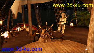 3D打印模型PW Pirate Ship Poseidon的图片
