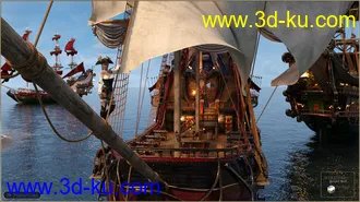3D打印模型PW Pirate Ship Poseidon的图片