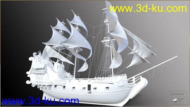 PW Pirate Ship Poseidon模型的图片19