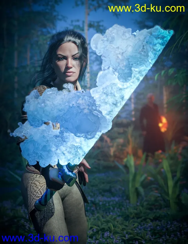 Pyromantix - Elemental Sword Materials模型的图片3