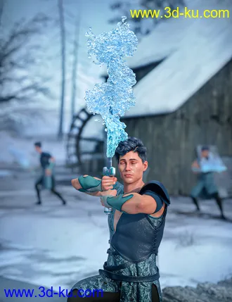 3D打印模型Pyromantix - Elemental Sword Materials的图片