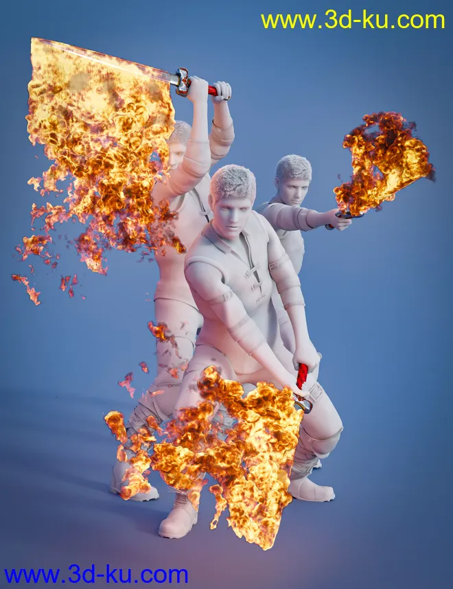 Pyromantix - Fire Swords模型的图片1