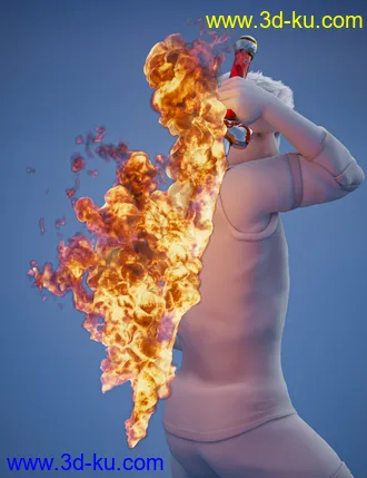 3D打印模型Pyromantix - Fire Swords的图片