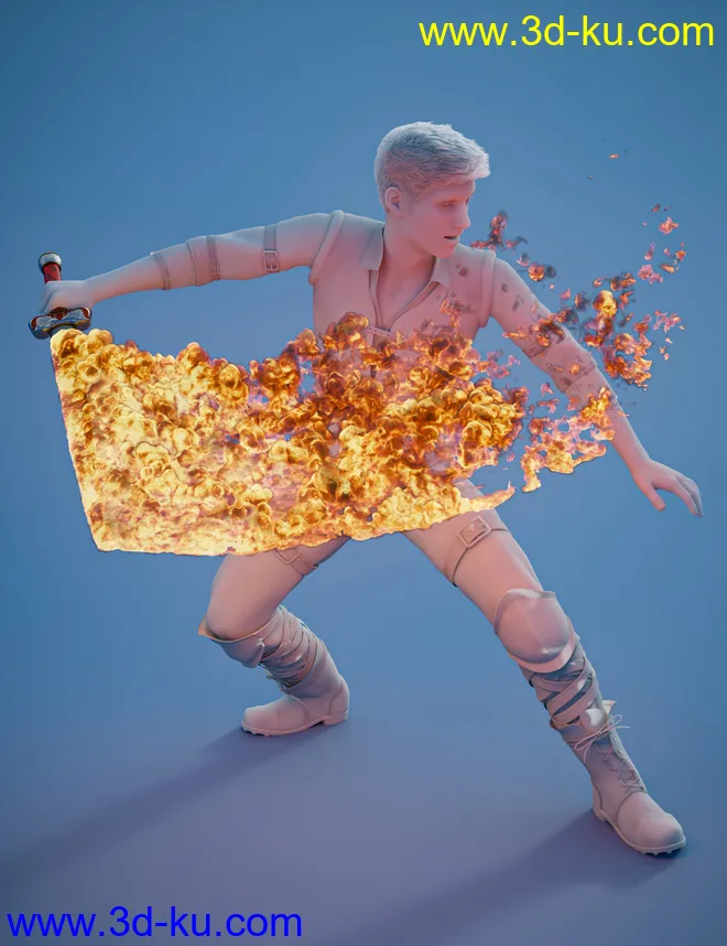 Pyromantix - Fire Swords模型的图片5