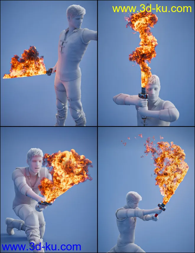Pyromantix - Fire Swords模型的图片9