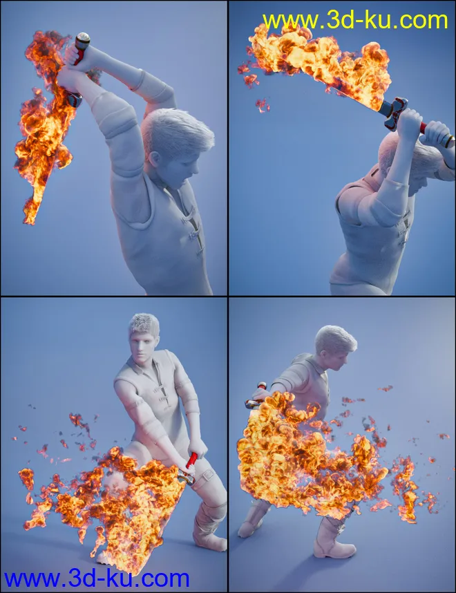 Pyromantix - Fire Swords模型的图片10