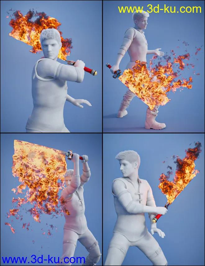 Pyromantix - Fire Swords模型的图片12