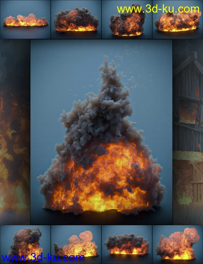 Pyromantix - Volumetric Flames模型的图片1