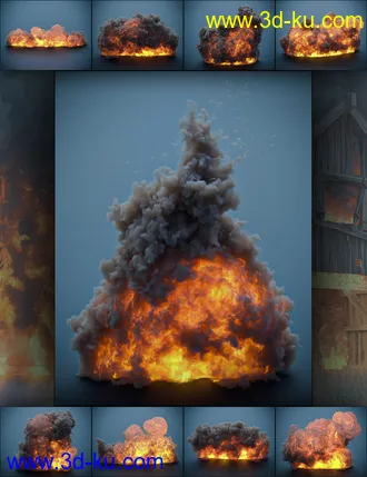 3D打印模型Pyromantix - Volumetric Flames的图片