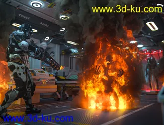 3D打印模型Pyromantix - Volumetric Flames的图片