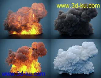 3D打印模型Pyromantix - Volumetric Flames的图片