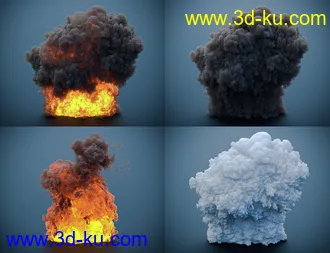 3D打印模型Pyromantix - Volumetric Flames的图片