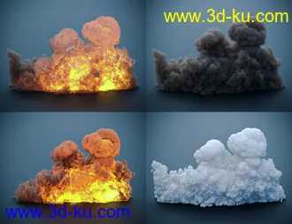 3D打印模型Pyromantix - Volumetric Flames的图片