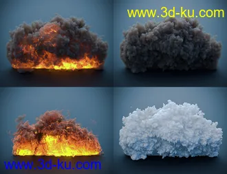 3D打印模型Pyromantix - Volumetric Flames的图片