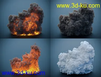 3D打印模型Pyromantix - Volumetric Flames的图片