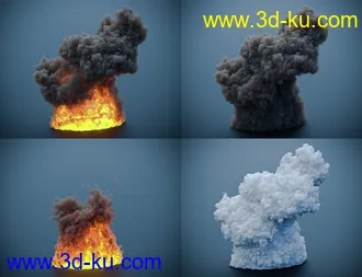 3D打印模型Pyromantix - Volumetric Flames的图片