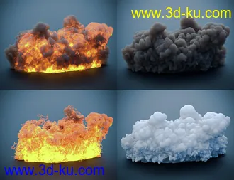 3D打印模型Pyromantix - Volumetric Flames的图片