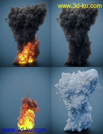 3D打印模型Pyromantix - Volumetric Flames的图片