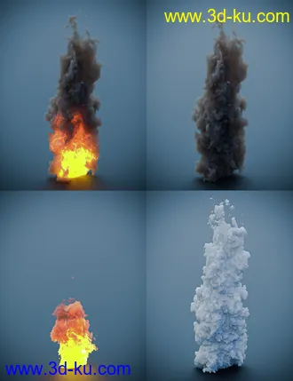 3D打印模型Pyromantix - Volumetric Flames的图片