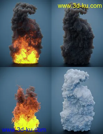 3D打印模型Pyromantix - Volumetric Flames的图片