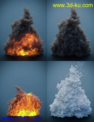 3D打印模型Pyromantix - Volumetric Flames的图片