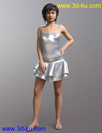 3D打印模型QX Xia Ming for Genesis 8 Female的图片