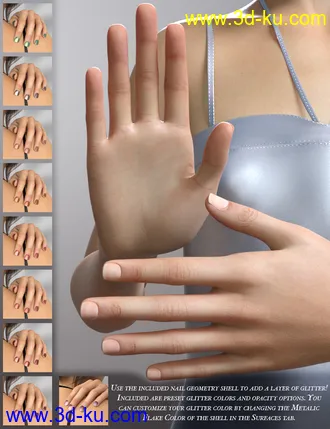 3D打印模型QX Xia Ming for Genesis 8 Female的图片