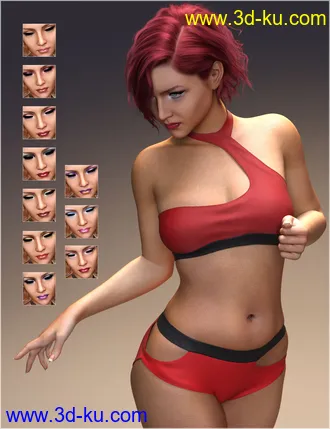 3D打印模型Rajani for Genesis 8 Female(s)的图片