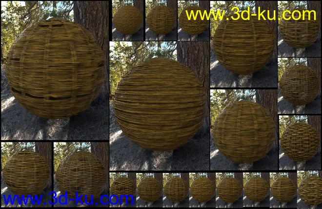 Rattan Iray Shaders模型的图片2