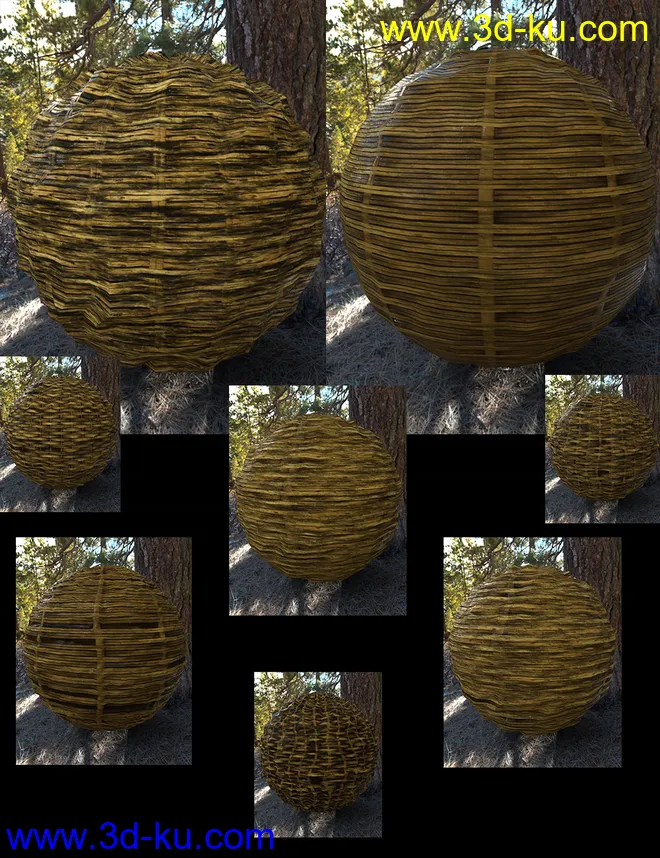 Rattan Iray Shaders模型的图片3