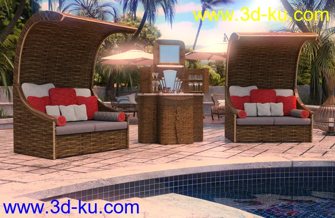 Rattan Iray Shaders模型的图片4