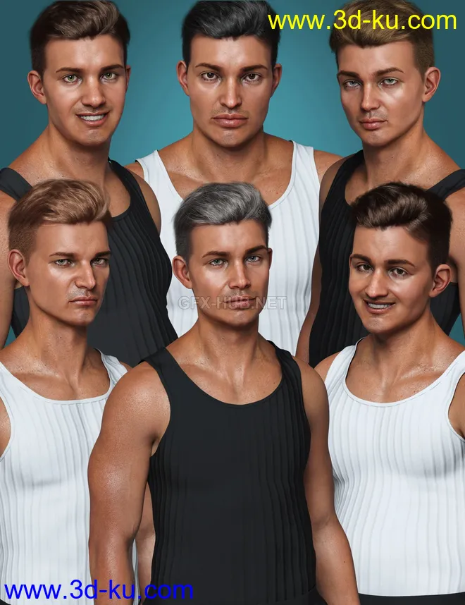 Real Faces and Bodies for Juan Carlos 8模型的图片1